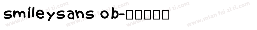 smileysans ob字体转换